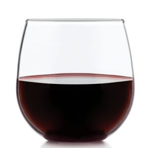 12 כוסות יין ללא רגל מעוגלות